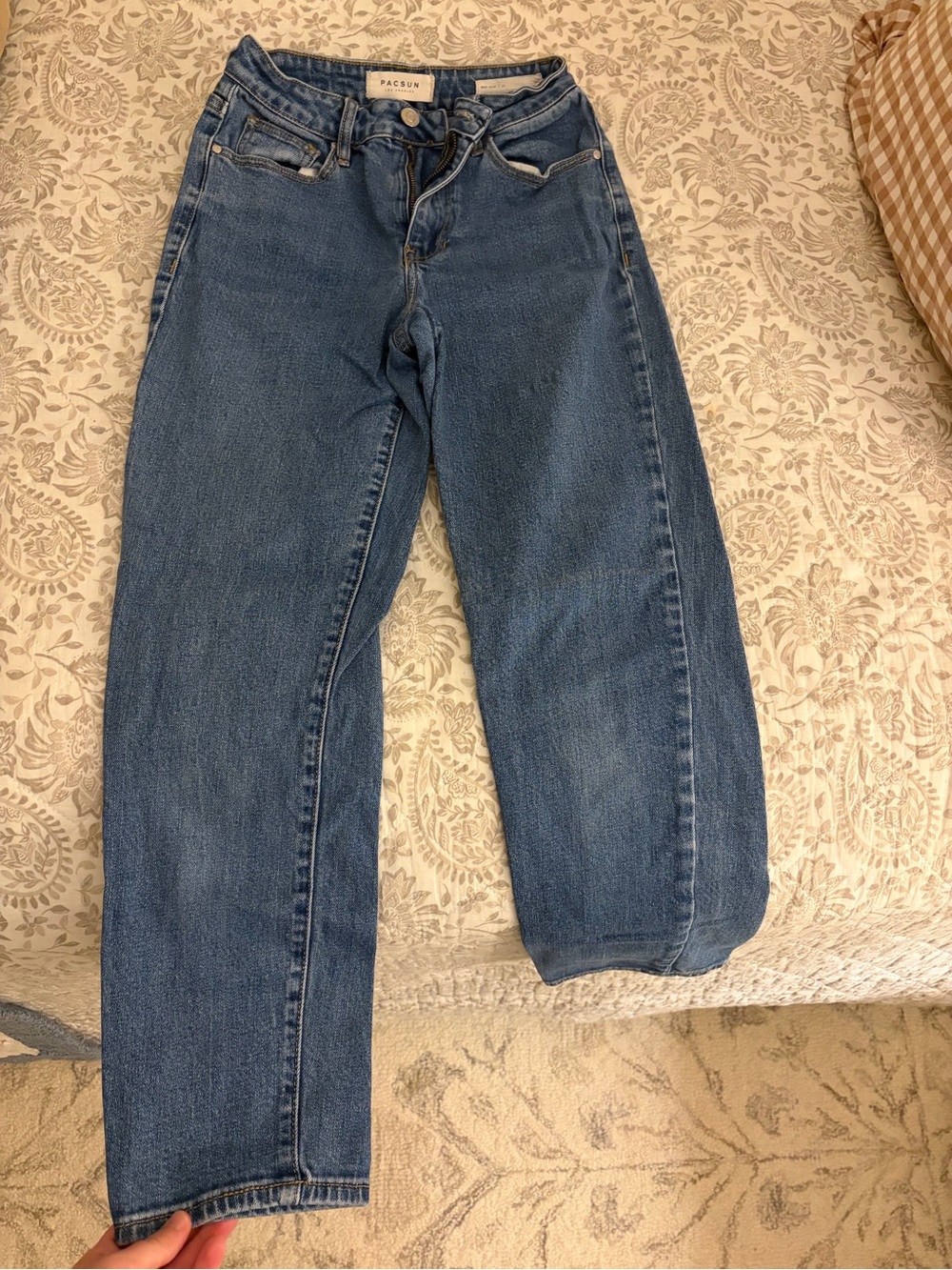 PacSun High-Rise Straight Leg Jeans - Blue